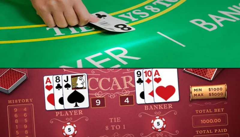 Các kiểu chơi Baccarat online phổ biến