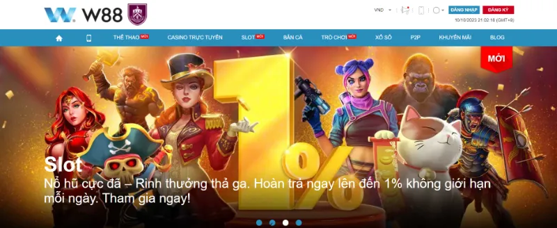 Nhà cái uy tín casino online W88