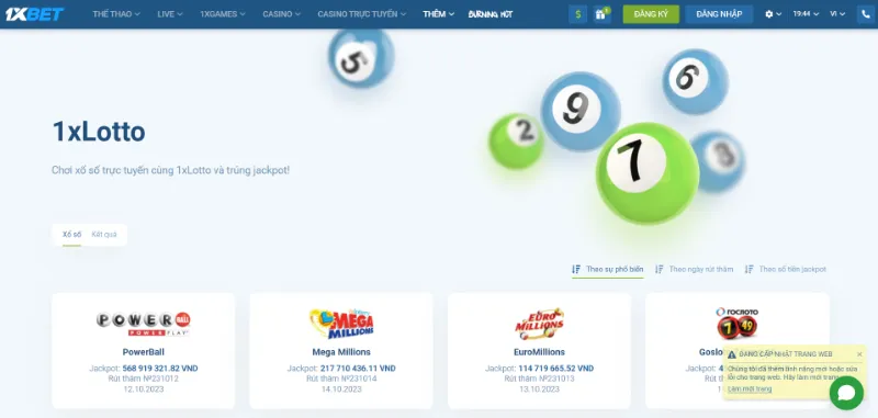 cổng lô đề online 1xBet 