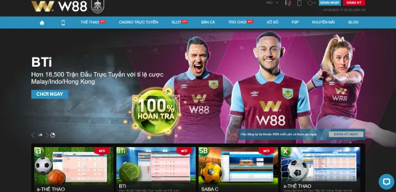 trang cá cược bóng đá W88