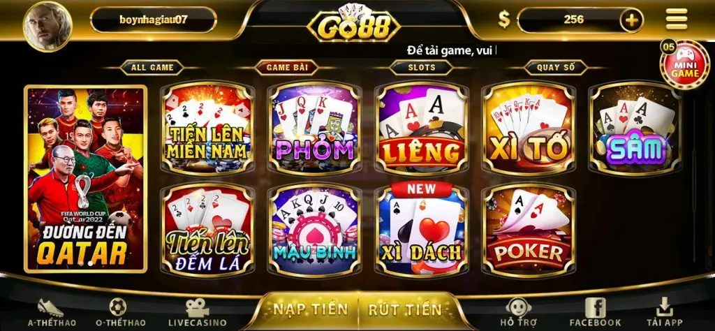Game Bài Go88 - Trang Game Hấp Dẫn Cộng Đồng Cược Thủ Việt Nam