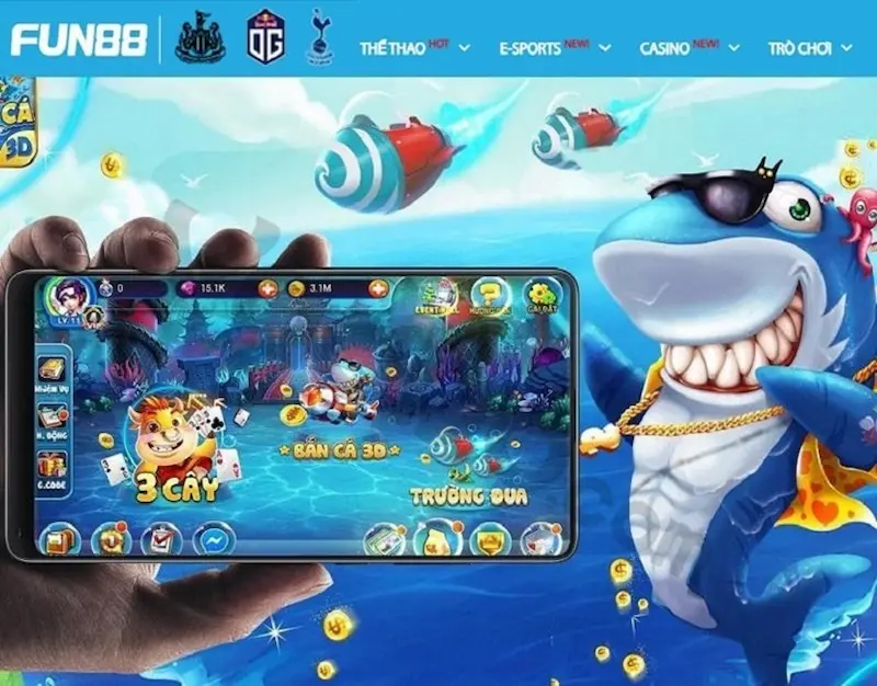 Bắn cá Fun88 - Cổng game đổi thưởng ăn tiền